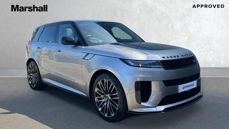 Sv bespoke ultra metallic gloss flux silver Used 2024 Land Rover Range Rover Sport SUV | £132,923 - Image 1/4