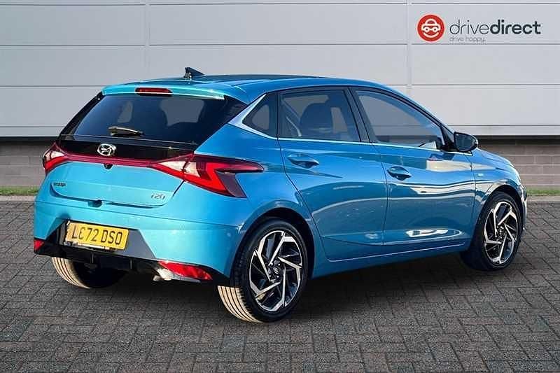 Used Hyundai i20 Premium 100 HP (73 kW) 2022 Turquoise Hatchback