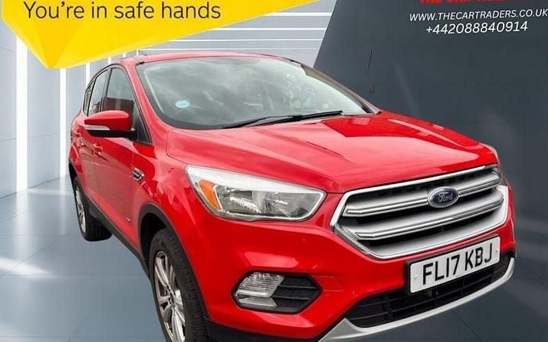 Red Used 2017 Ford Kuga Zetec SUV | £8,988 (Fair price) - Image 1/4