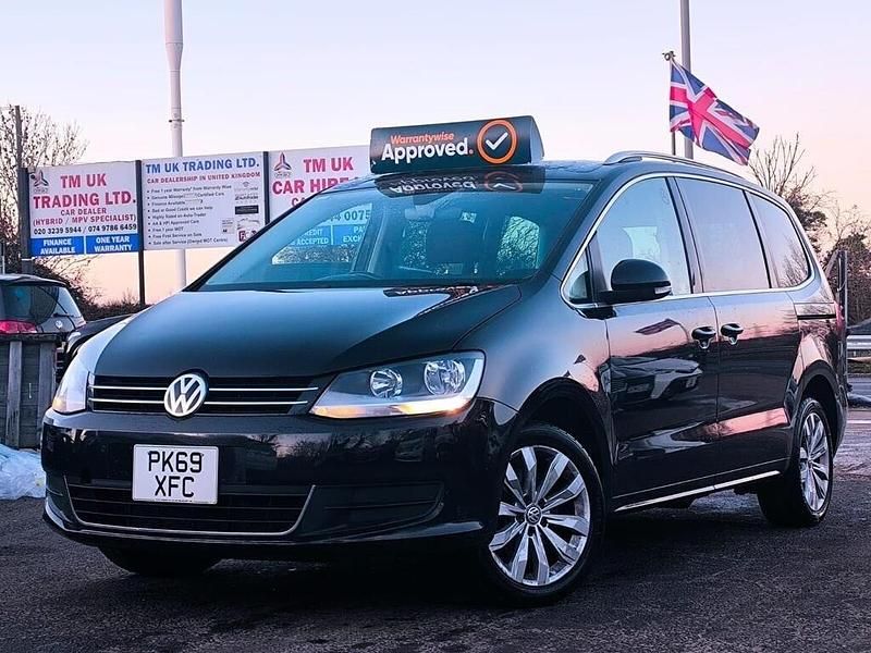 Used VW Sharan SE 150 HP (110 kW) 2019 Black MPV