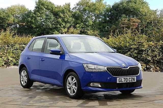 Energy blue Used 2020 Skoda Fabia SE Hatchback | £9,290 (Fair price) - Image 1/4