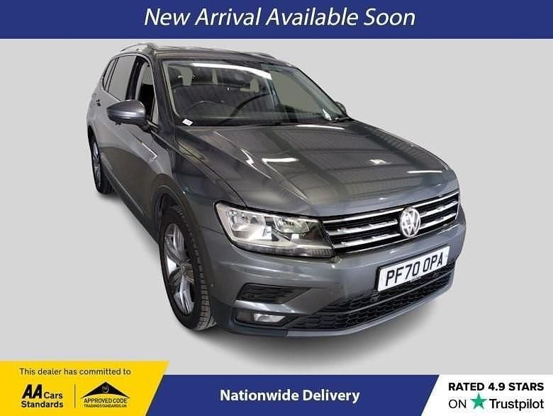 Grey Used 2021 VW Tiguan Allspace Match SUV | £18,000 (Good price) - Image 1/4
