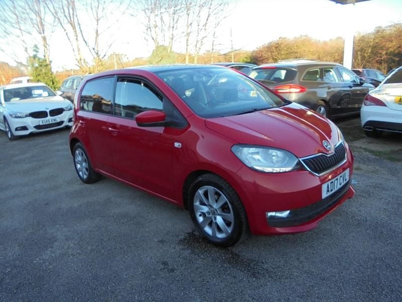 Used Skoda Citigo SE L 75 HP (55 kW) 2017 Red Hatchback