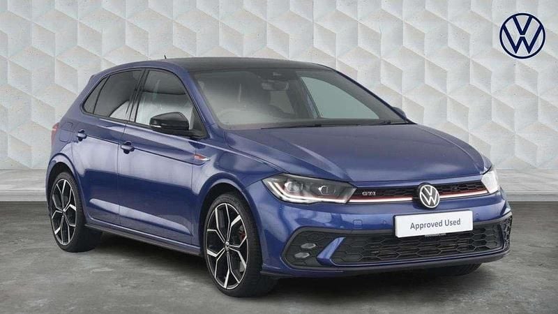 Blue Used 2022 VW Polo GTI Hatchback | £21,786 (Fair price) - Image 1/4