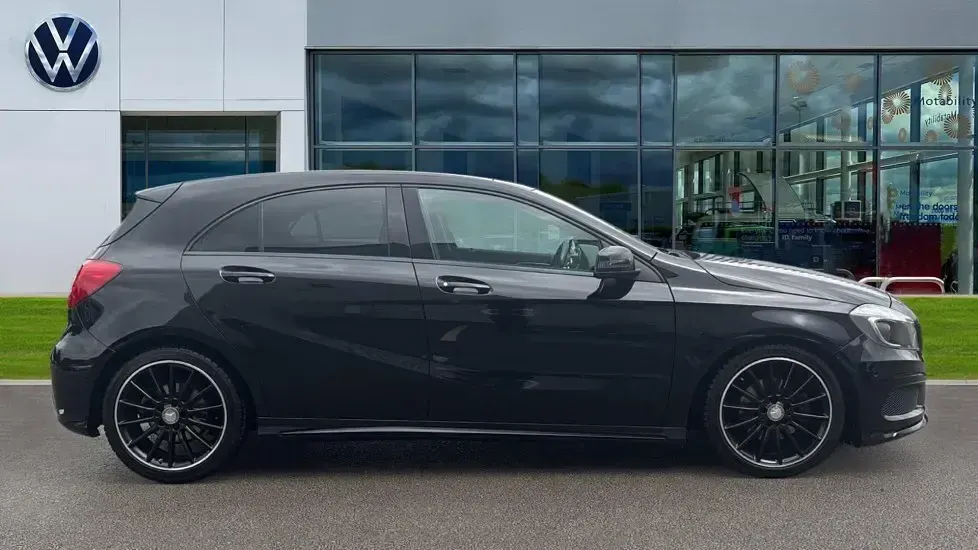Used Mercedes A200 AMG 136 HP (100 kW) 2015 Black Hatchback