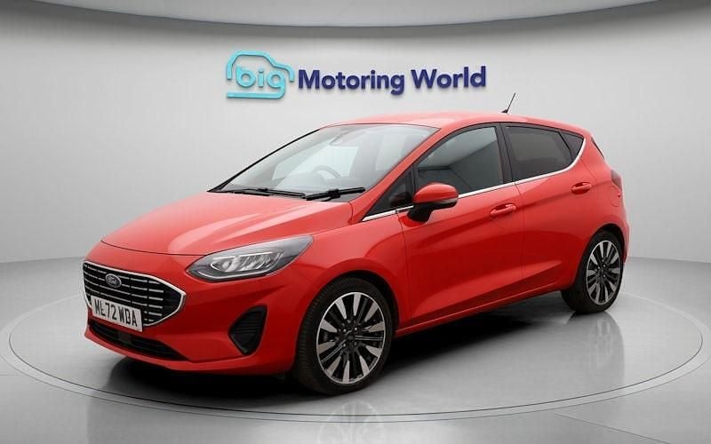 Used Ford Fiesta Titanium X 125 HP (91 kW) 2021 Red Hatchback