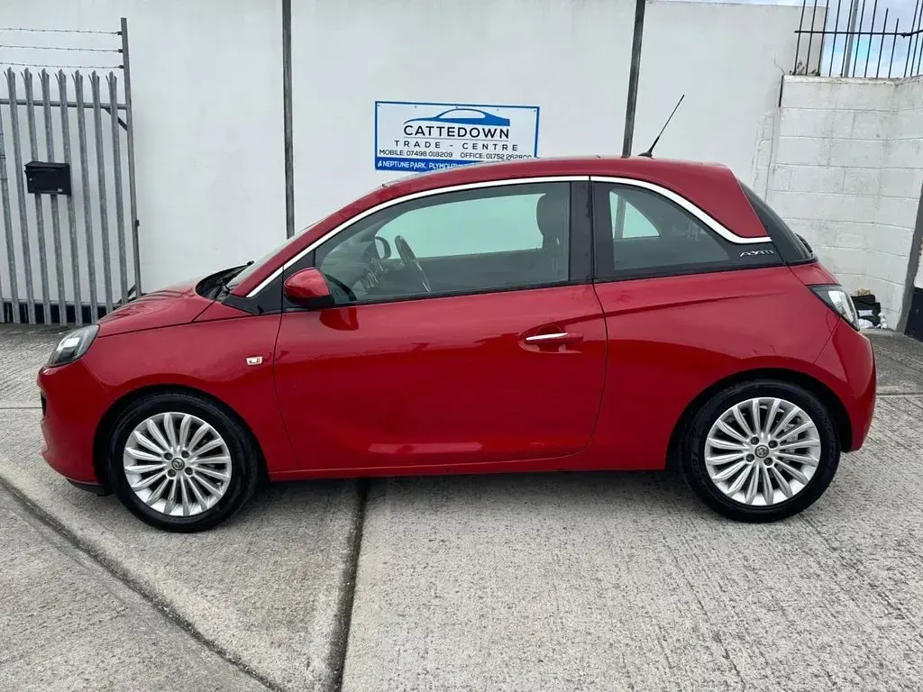 Used Vauxhall Adam Glam 70 HP (51 kW) 2015 Red Hatchback