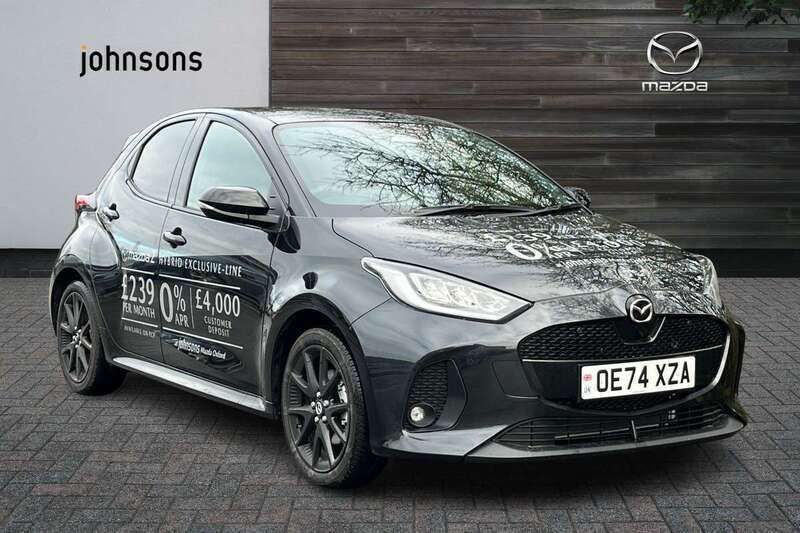 Black Used 2024 Mazda 2 Homura-Line Hatchback | £21,750 (Expensive) - Image 1/4