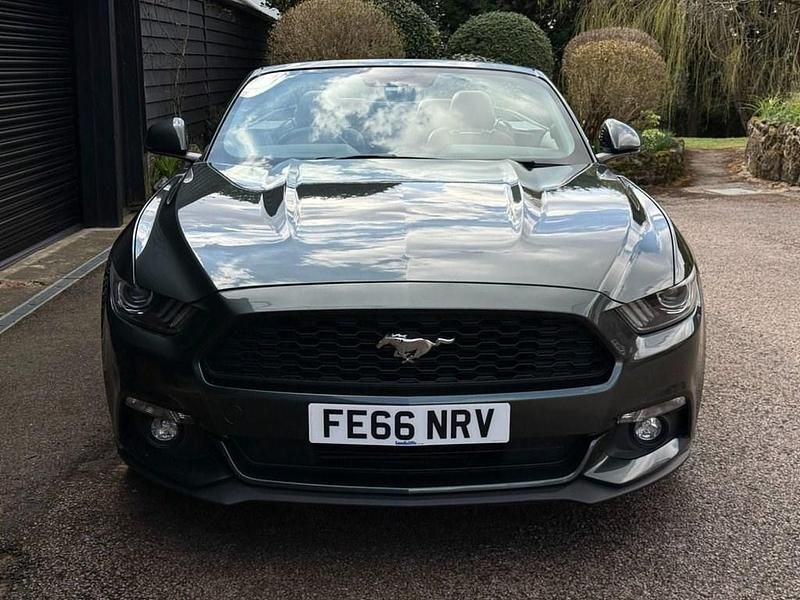 Used Ford Mustang Convertible 317 HP (233 kW) 2016 Green Cabriolet