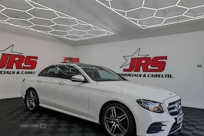 White Used 2018 Mercedes E350 AMG Line Premium Sedan | £23,450 (Fair price) - Image 1/1