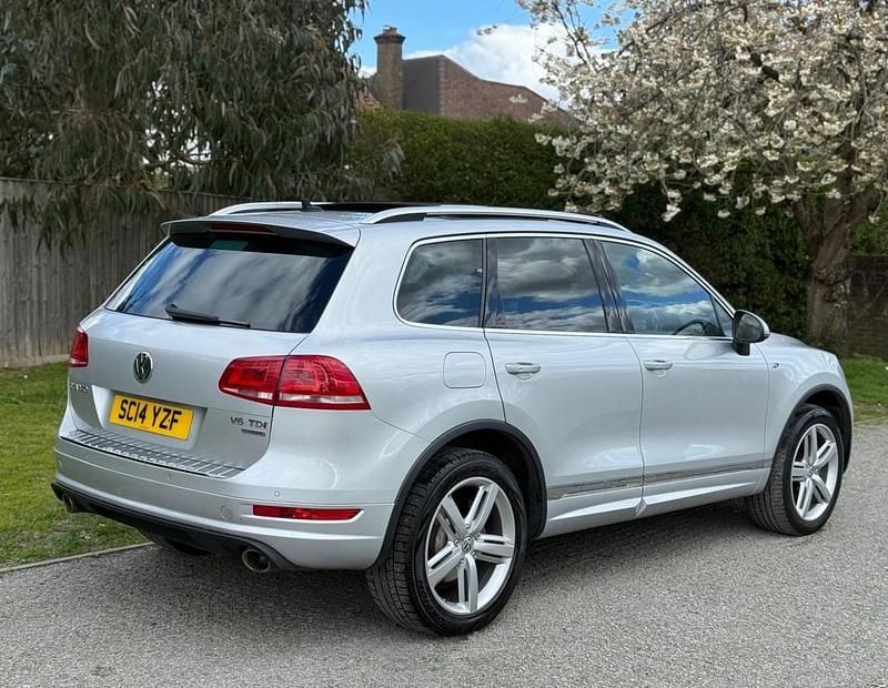 Used VW Touareg R-line 245 HP (180 kW) 2014 Silver SUV