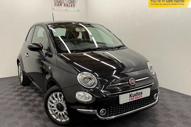 Black Used 2016 Fiat 500 Lounge Hatchback | £5,490 (Fair price) - Image 1/1