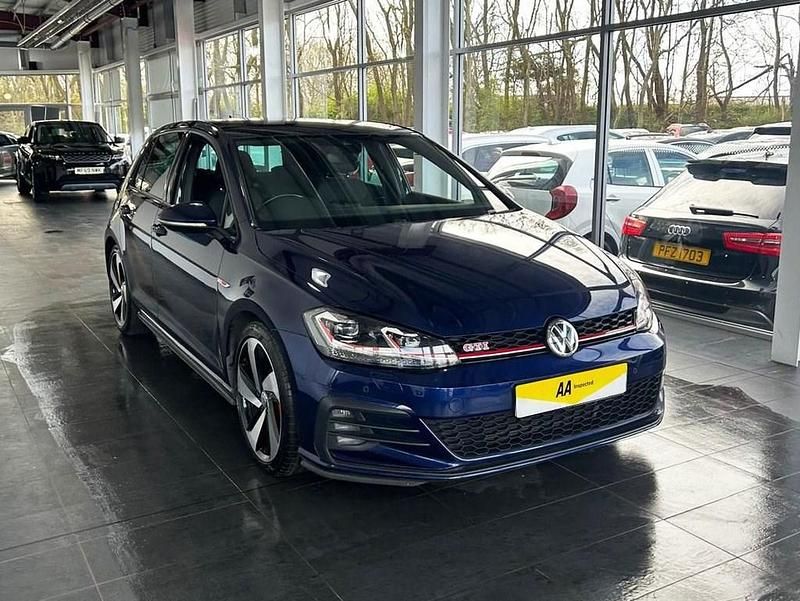 Used VW Golf VII GTI 245 HP (180 kW) 2019 Blue Hatchback