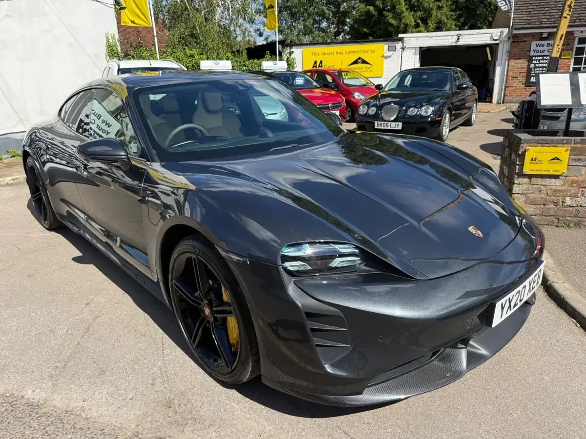 Used Porsche Taycan Performance Package 559 kW (761 HP) 2020 Grey Sedan