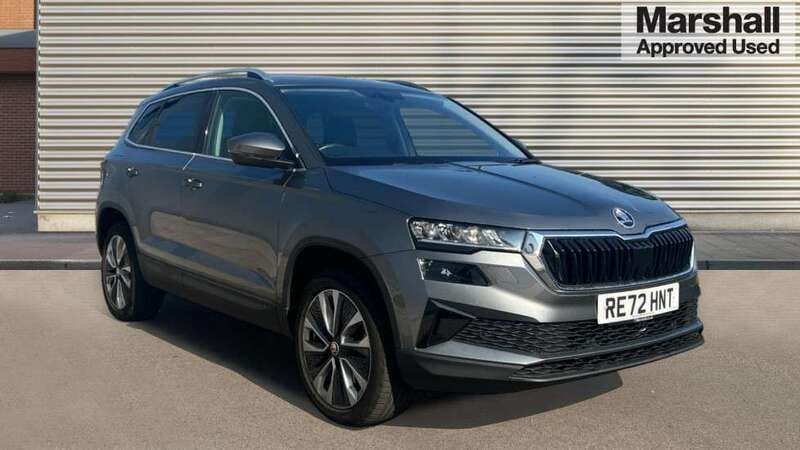 Graphite grey metallic Used 2022 Skoda Karoq SE L SUV | £23,290 (Fair price) - Image 1/4