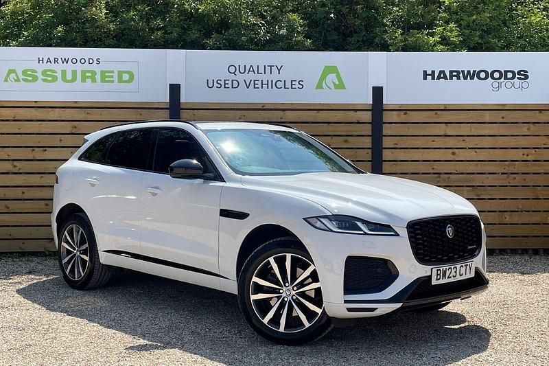 White Used 2023 Jaguar F-Pace R-Dynamic SUV | £36,790 (A bit pricey) - Image 1/4