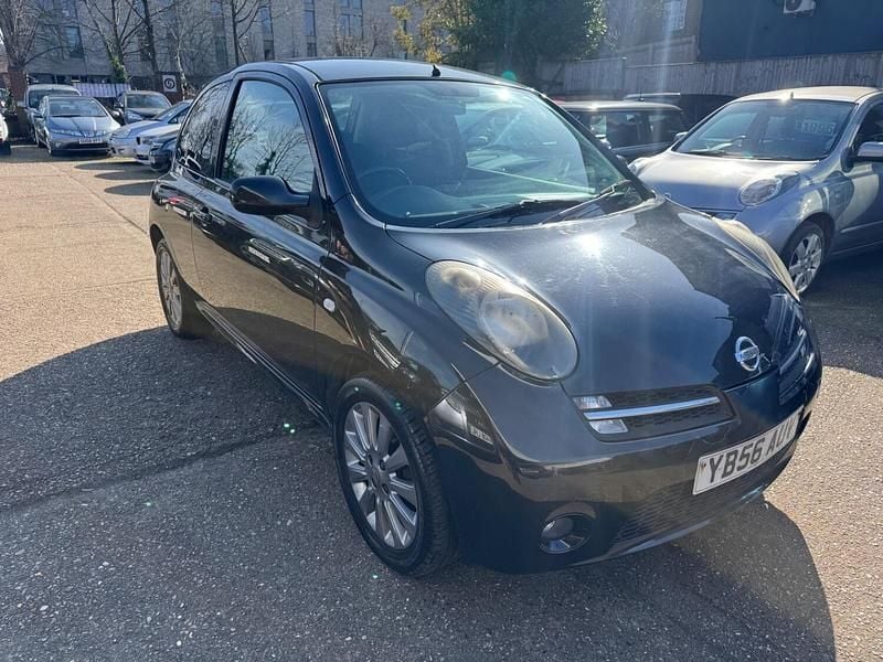 Black Used 2007 Nissan Micra Hatchback | £995 (Good price) - Image 1/4