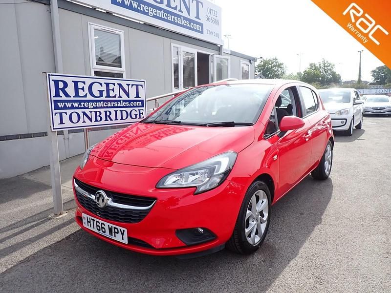 Red Used 2017 Vauxhall Corsa Hatchback | £7,495 (Fair price) - Image 1/4