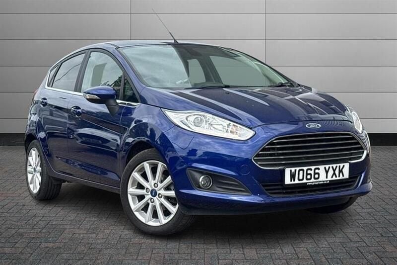 Blue Used 2017 Ford Fiesta Titanium Hatchback | £8,792 (Fair price) - Image 1/4