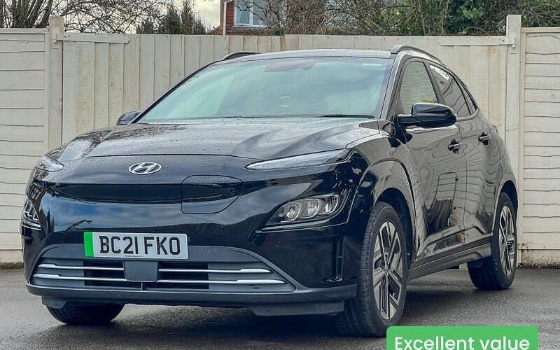 Black Used 2021 Hyundai Kona Premium SUV | £11,495 (Good price) - Image 1/4