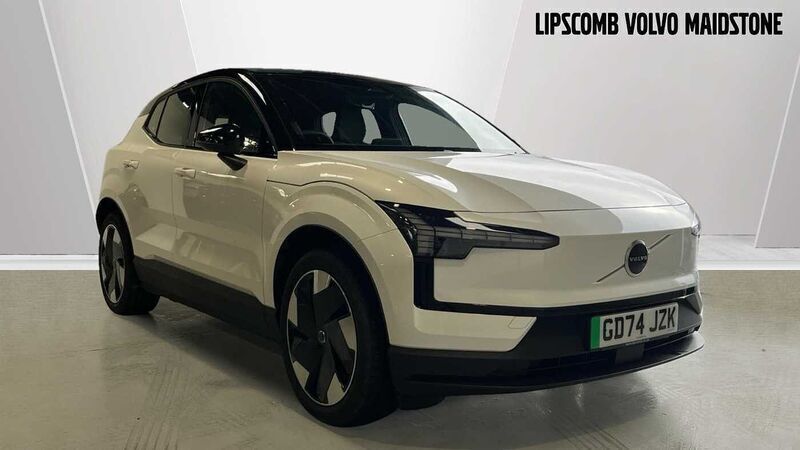 White Used 2025 Volvo EX30 Plus SUV | £32,400 (Fair price) - Image 1/3