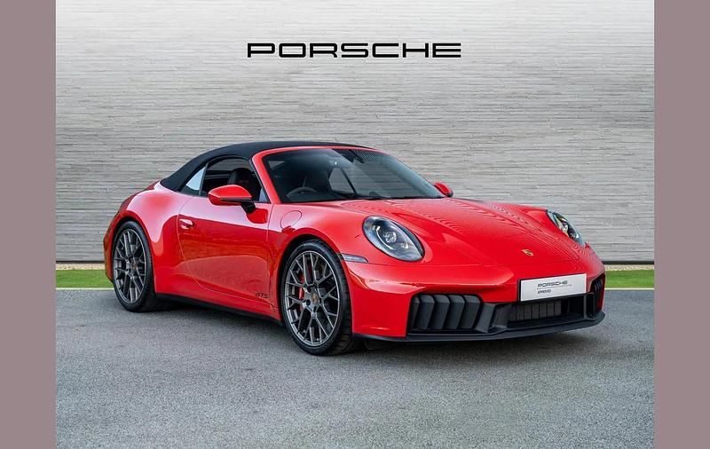 New Porsche 911 534 HP (392 kW) 2025 Red Cabriolet