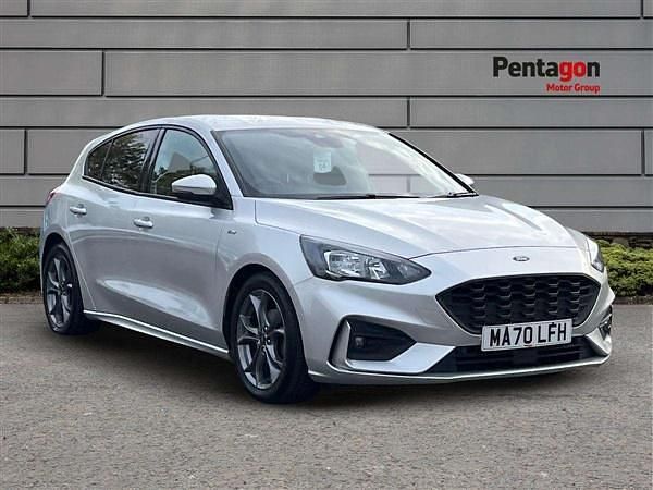 Silver Used 2020 Ford Focus ST-Line Hatchback | £12,995 (Good price) - Image 1/4