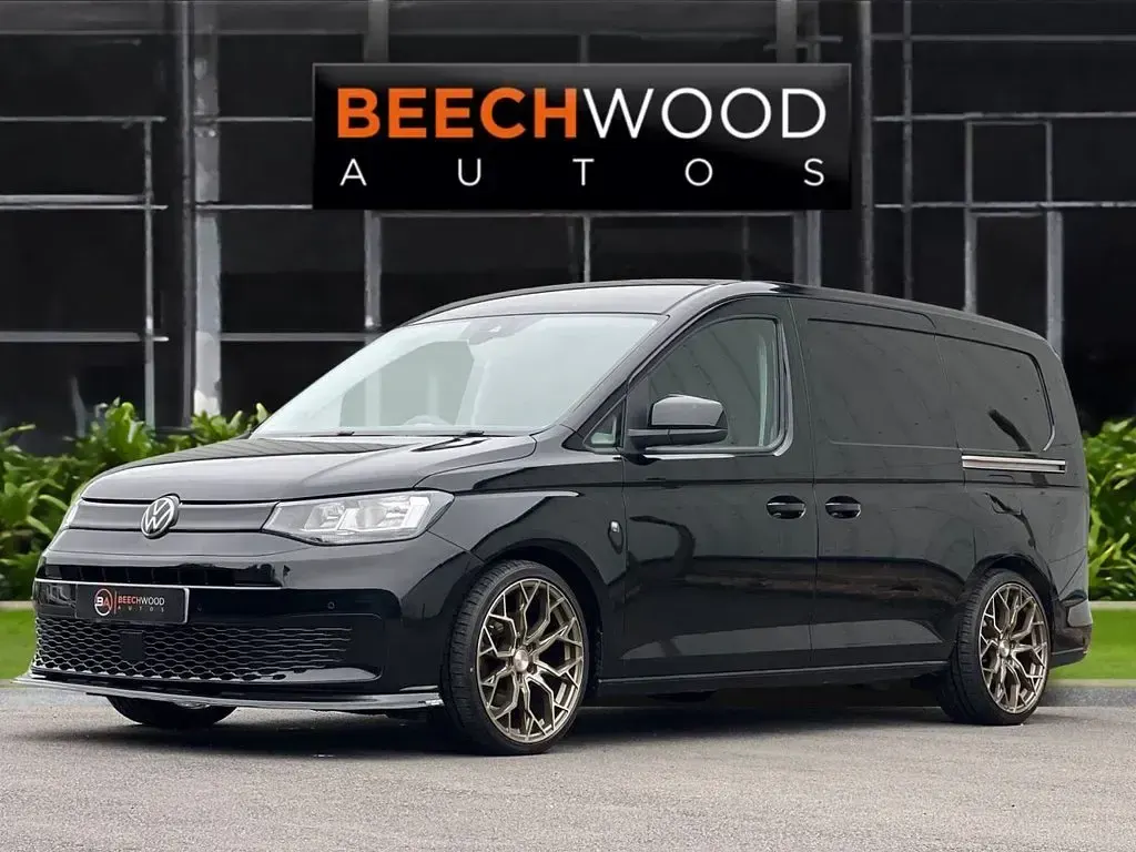 Used VW Caddy S 102 HP (75 kW) 2021 Black MPV