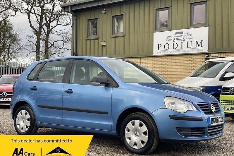 Used VW Polo 60 HP (44 kW) 2008 Blue Hatchback
