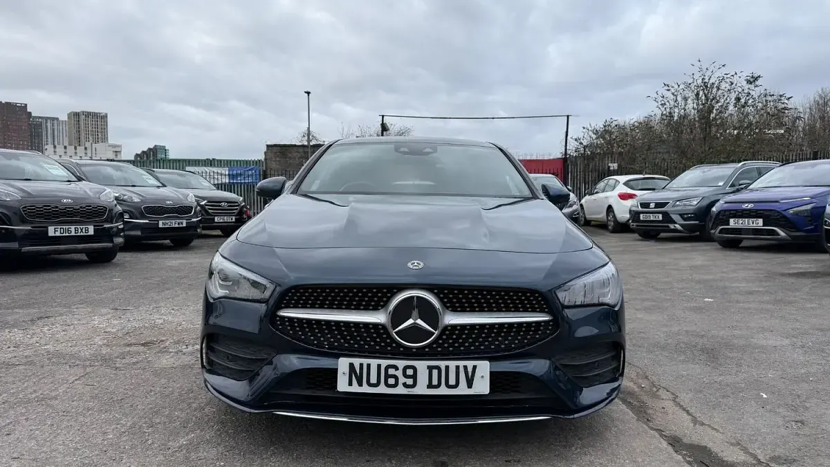Used Mercedes CLA220 AMG Line Premium 2019 Blue Sedan