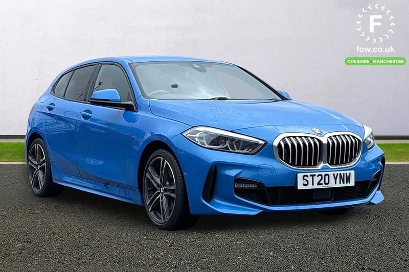 Used BMW 118 M Sport 140 HP (102 kW) 2020 Blue Hatchback