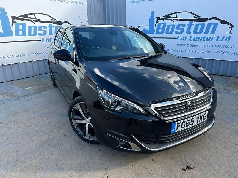 Used Peugeot 308 GT-line 120 HP (88 kW) 2015 Black Hatchback