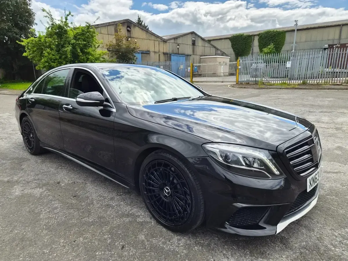 Used Mercedes S350L AMG line 254 HP (186 kW) 2013 Black Sedan