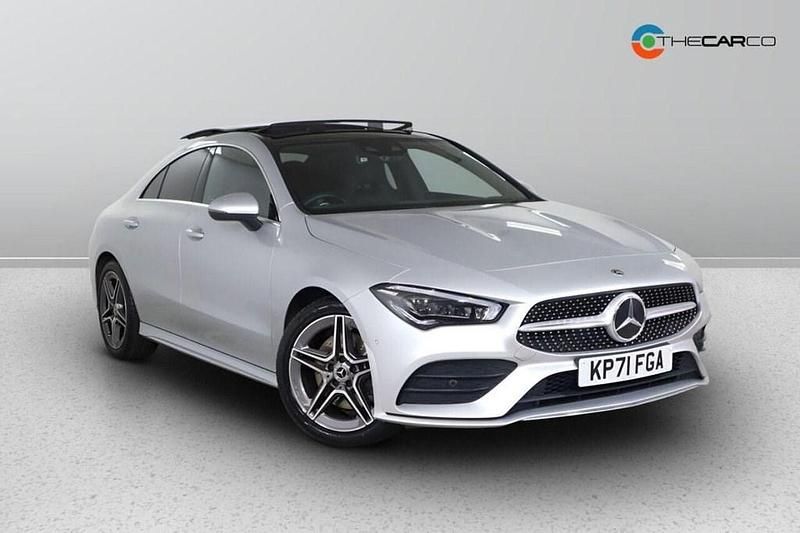 Silver Used 2021 Mercedes CLA220 AMG line Sedan | £25,975 (Fair price) - Image 1/3
