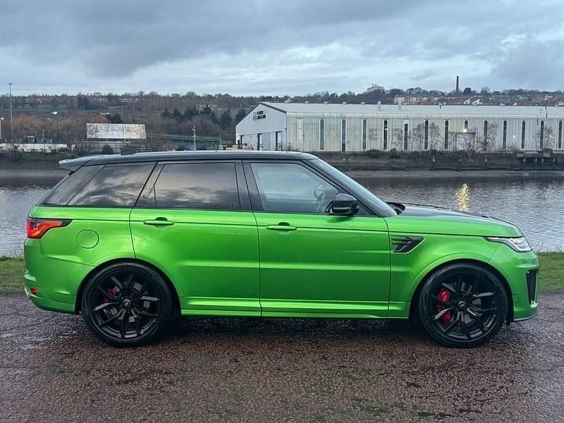 Used Land Rover Range Rover Sport SVR 575 HP (422 kW) 2020 Green SUV