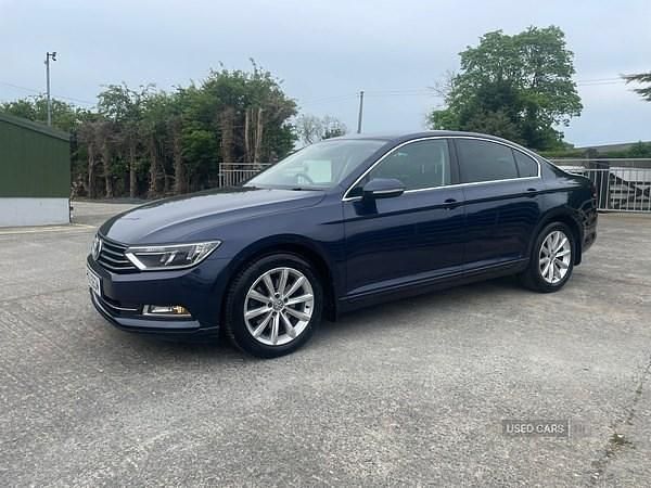 Used VW Passat Business 2017 Blue Sedan