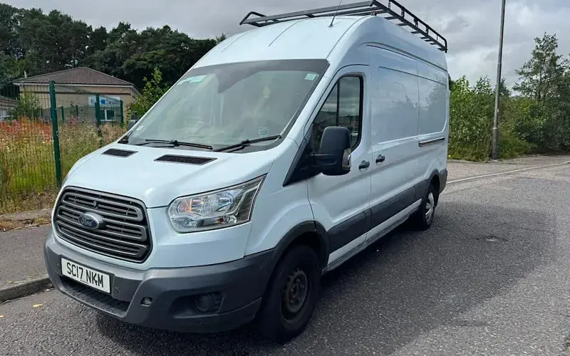 Used Ford Transit 131 HP (96 kW) 2017 White Van