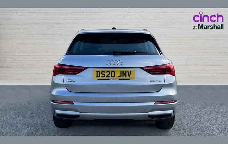 Used Audi Q3 Sport 150 HP (110 kW) 2020 Floret silver, metallic SUV