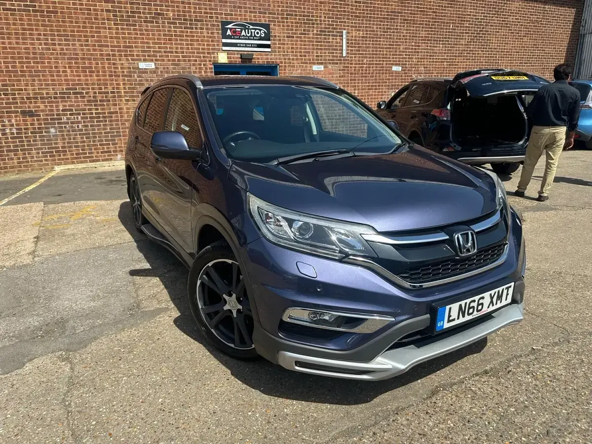 Used Honda CR-V SR 120 HP (88 kW) 2016 Blue SUV