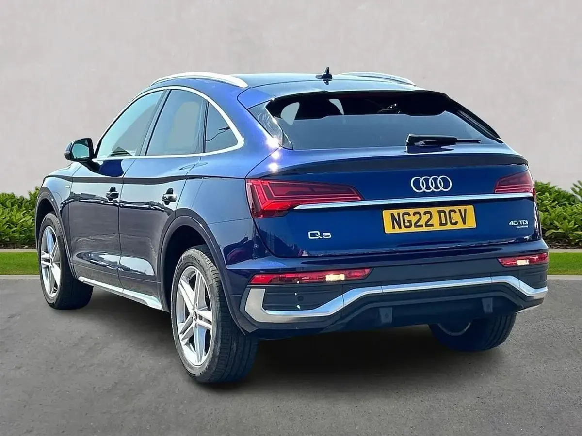 Used Audi Q5 Sportback S-Line 204 HP (150 kW) 2022 Blue SUV