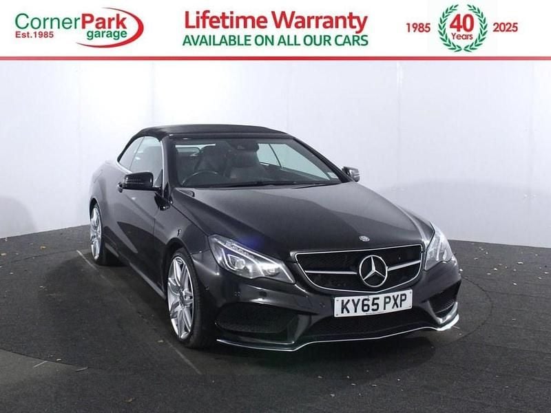 Black Used 2016 Mercedes E350 AMG line Cabriolet | £11,999 (Good price) - Image 1/4