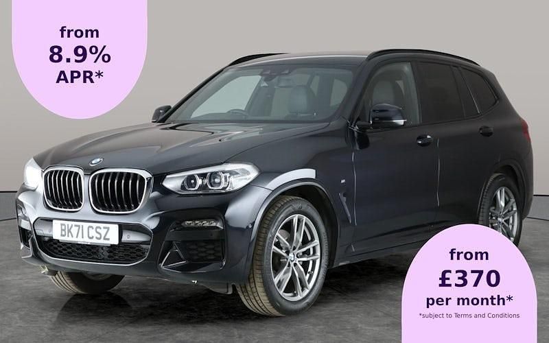 Black Used 2021 BMW X3 M Sport SUV | £25,178 (Super price) - Image 1/2