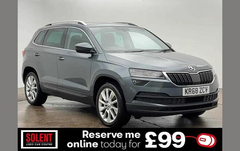 Used Skoda Karoq SE L 113 HP (83 kW) 2018 Grey SUV