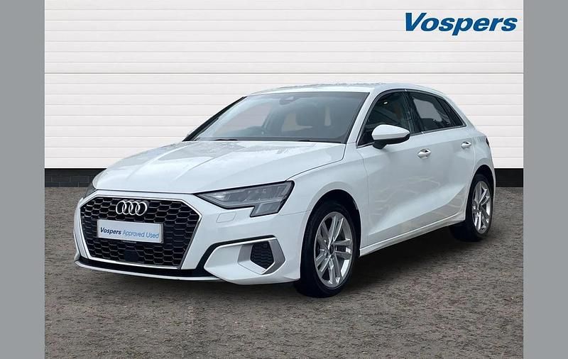 Used Audi A3 Sport 147 HP (108 kW) 2023 White Sedan