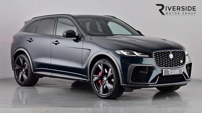 Green Used 2022 Jaguar F-Pace SVR SUV | £50,995 - Image 1/4