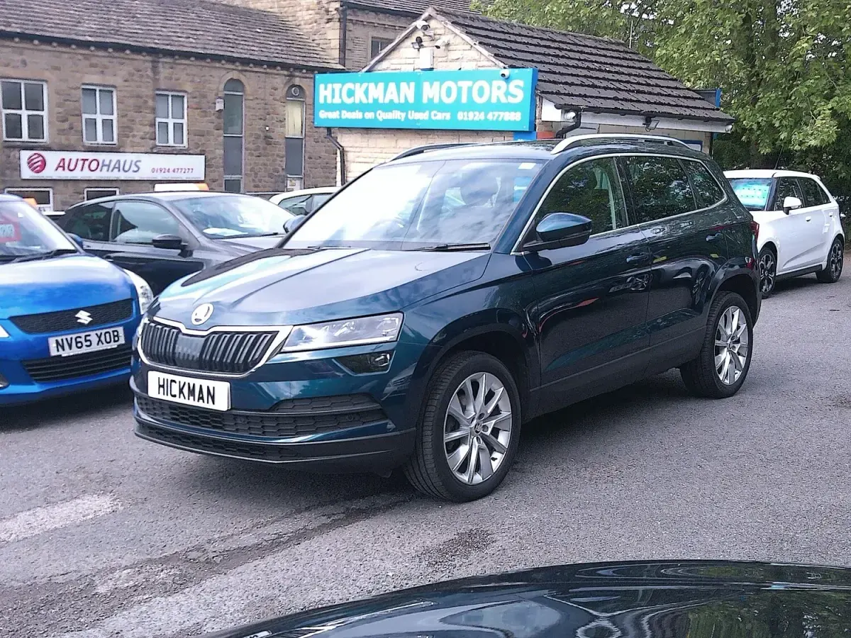 Used Skoda Karoq SE L 115 HP (84 kW) 2019 Blue SUV
