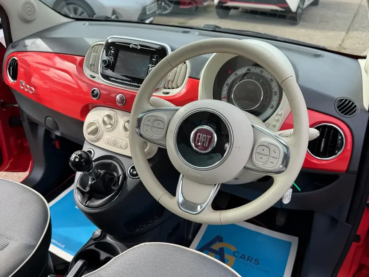 Used Fiat 500 Lounge 69 HP (50 kW) 2016 Pink Hatchback