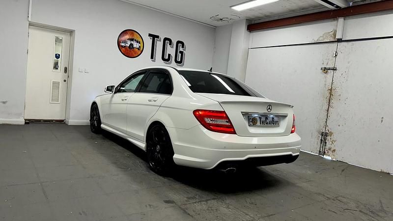 Used Mercedes C250 AMG 2014 White Sedan