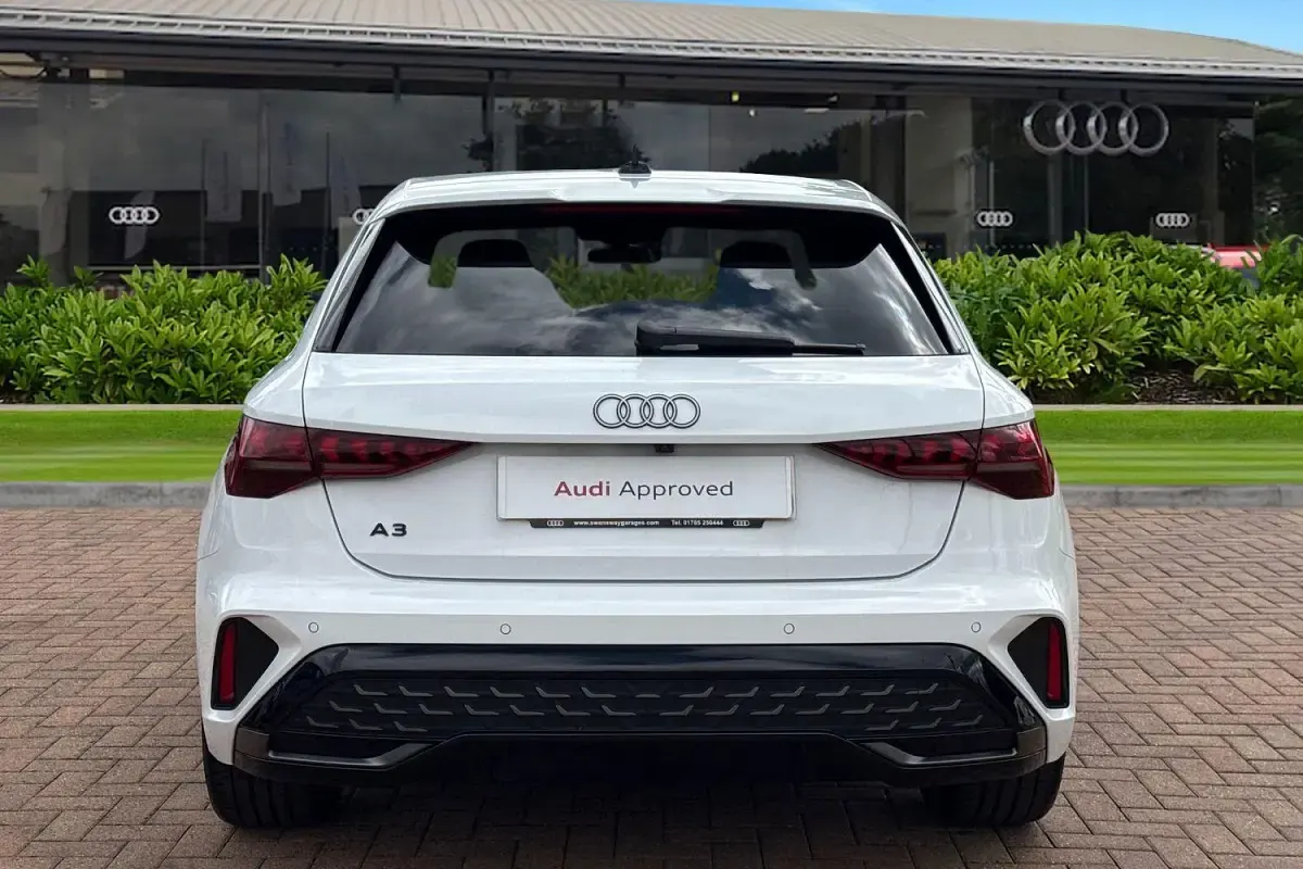 Used Audi A3 S-Line 116 HP (85 kW) 2025 White Hatchback