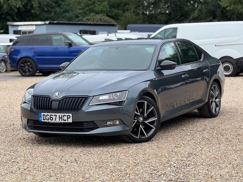Grey Used 2017 Skoda Superb SportLine Hatchback | £14,444 (Fair price) - Image 1/3